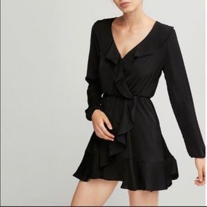 NWT Express Ruffle Wrap Dress